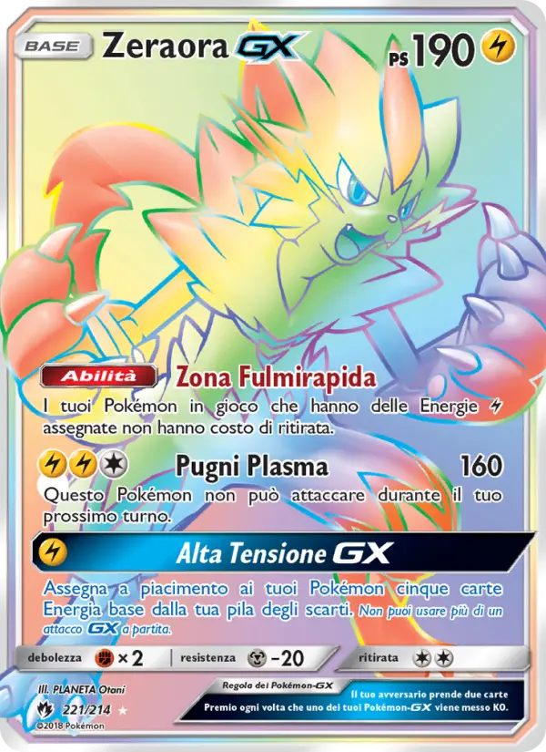 Zeraora GX card image