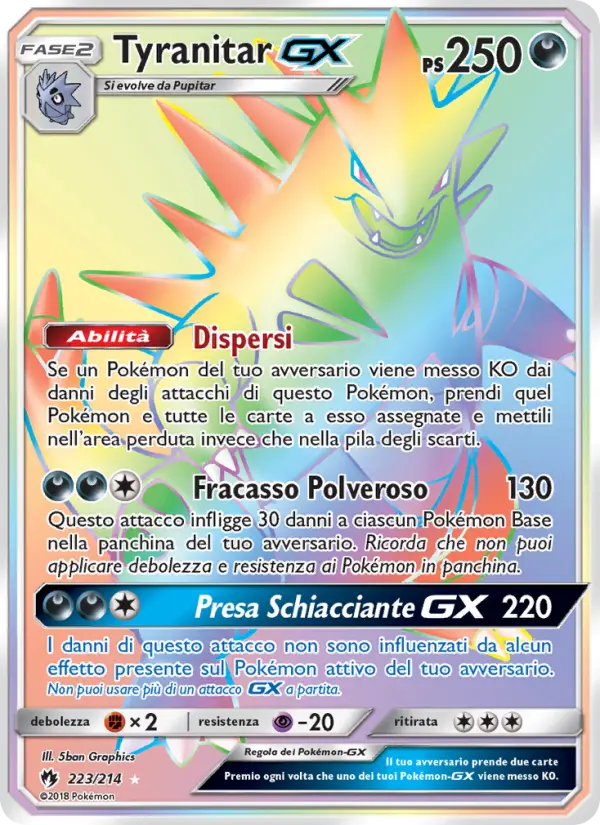 Tyranitar GX card image