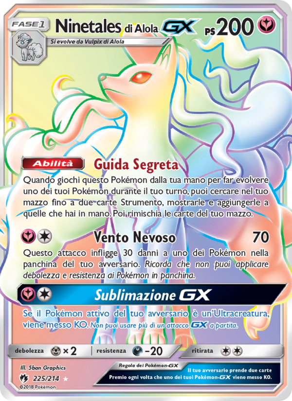 Ninetales di Alola GX