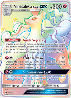 Ninetales di Alola GX