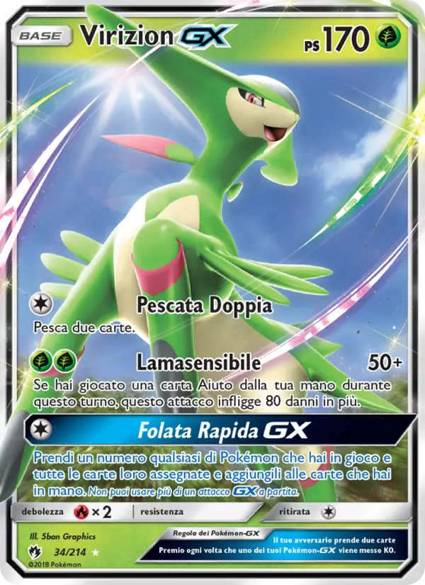 Virizion GX card image