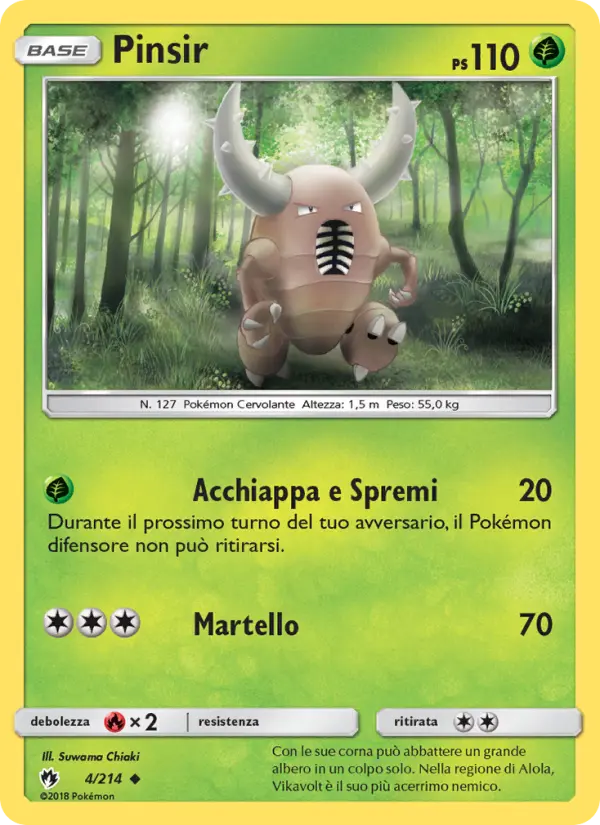 Pinsir card image