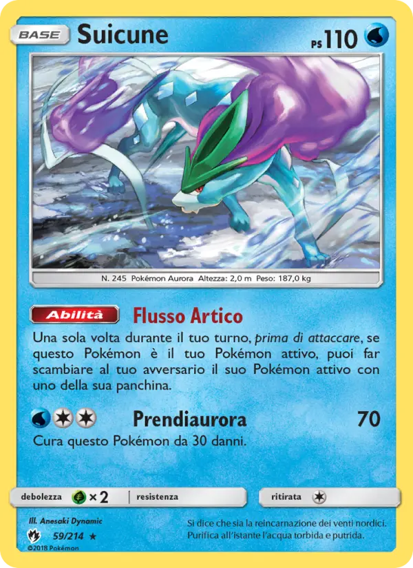 Suicune card image
