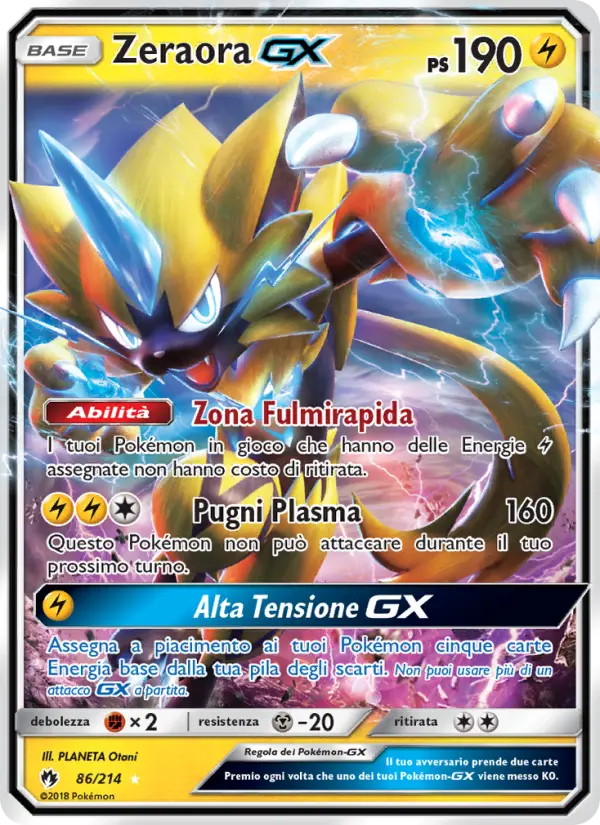 Zeraora GX card image