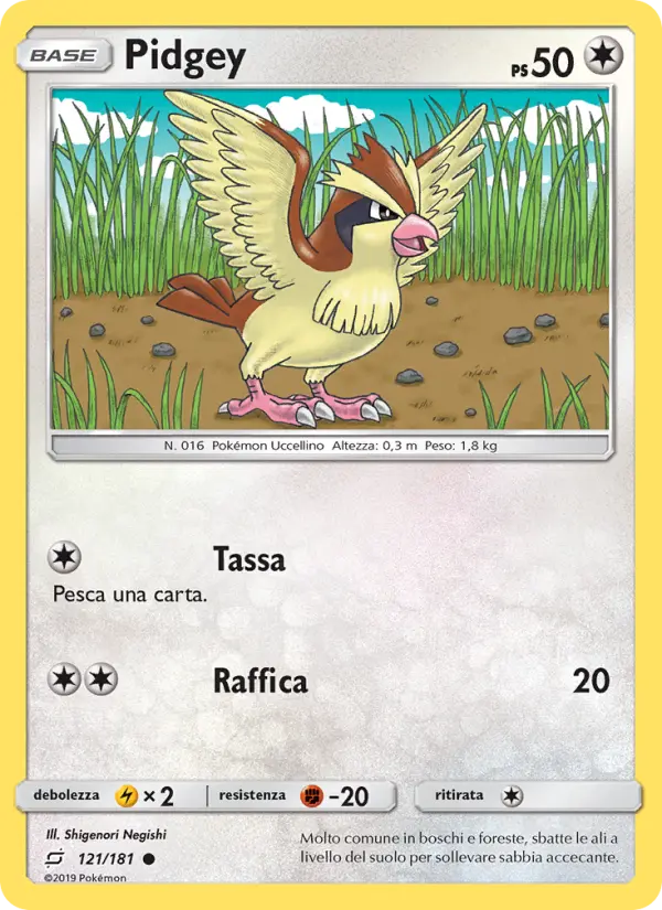 Pidgey card image