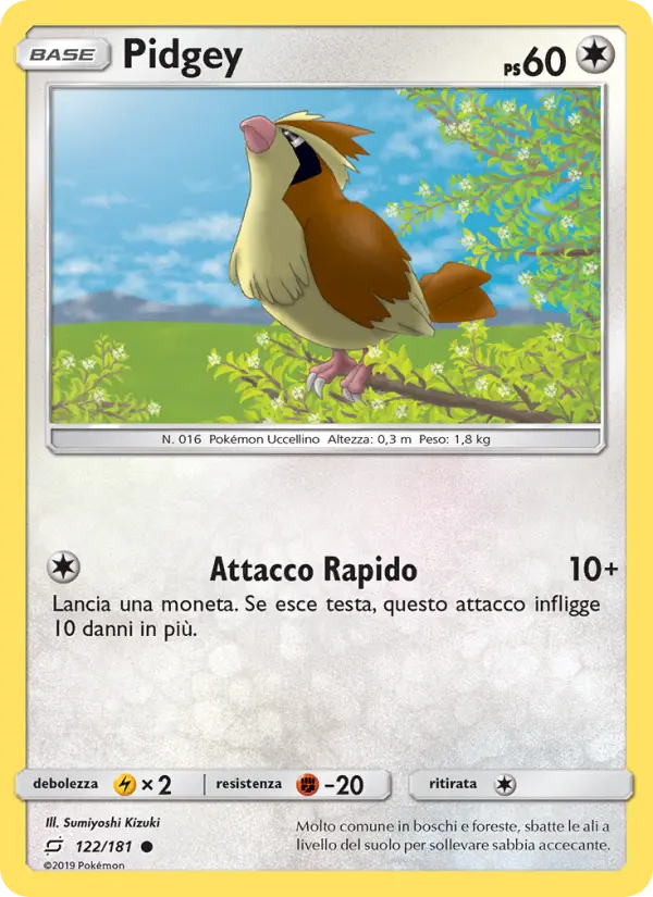 Pidgey card image