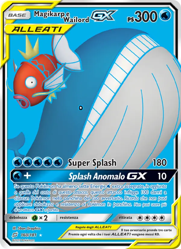 Magikarp e Wailord GX card image