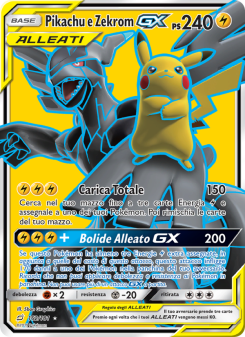 Pikachu e Zekrom GX