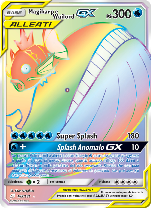 Magikarp e Wailord GX