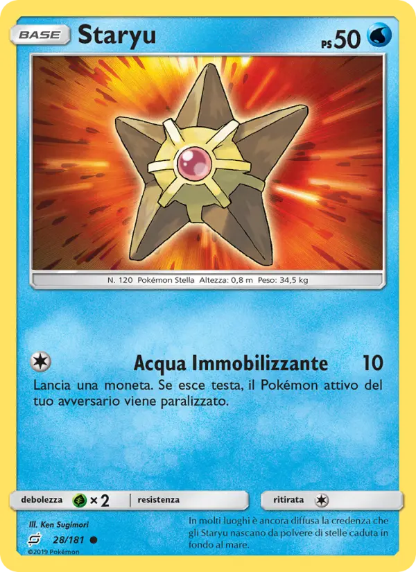 Staryu card image