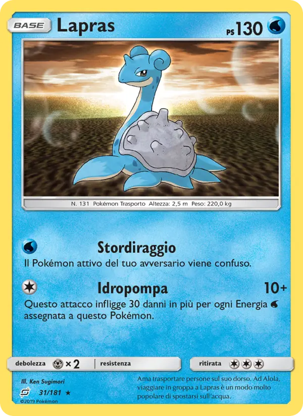 Lapras card image