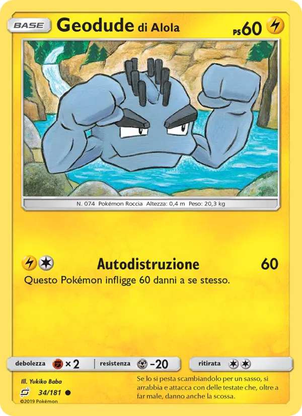 Geodude di Alola card image