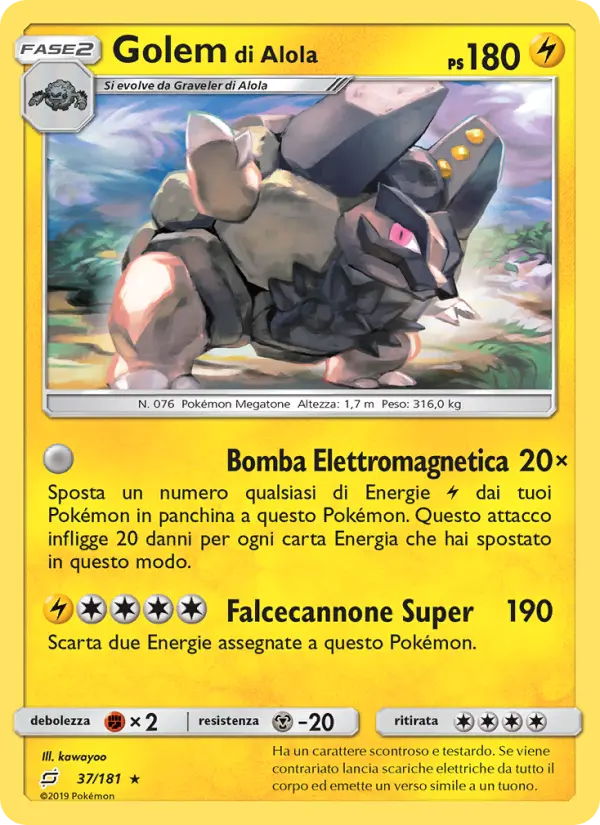 Golem di Alola card image
