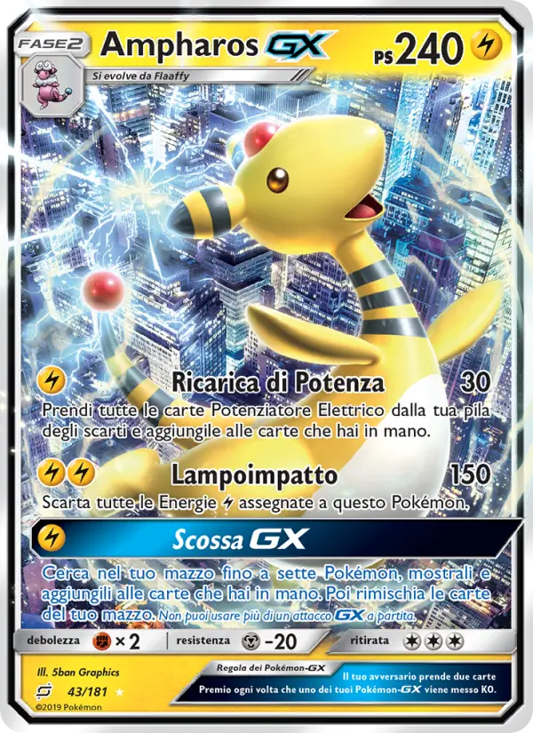 Ampharos GX card image