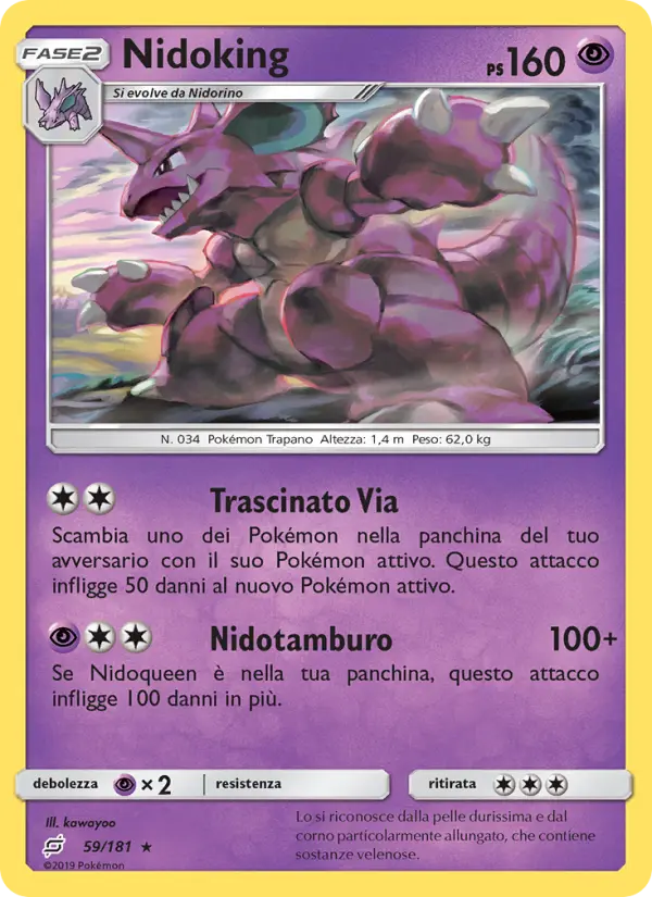 Nidoking card image