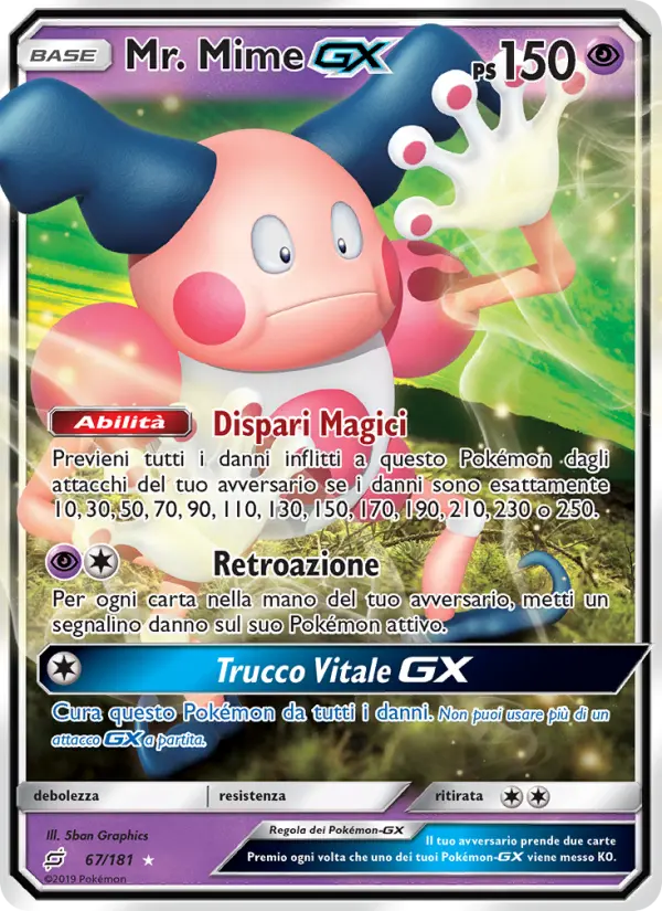Mr. Mime GX card image