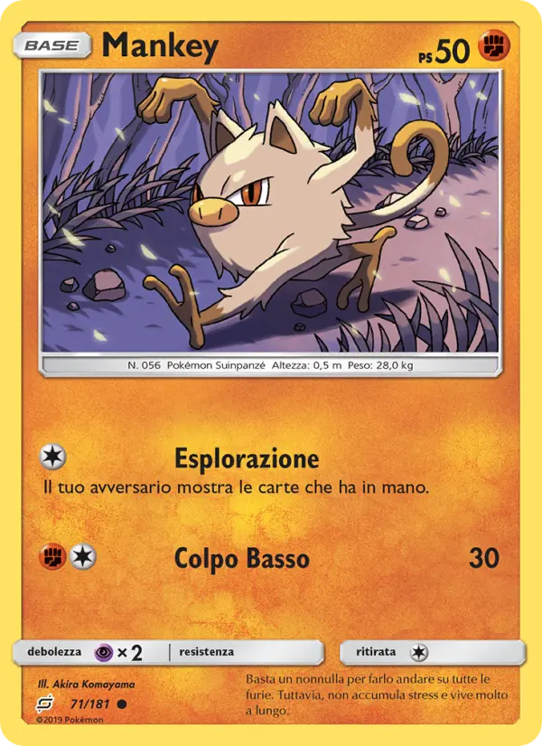 Mankey card image