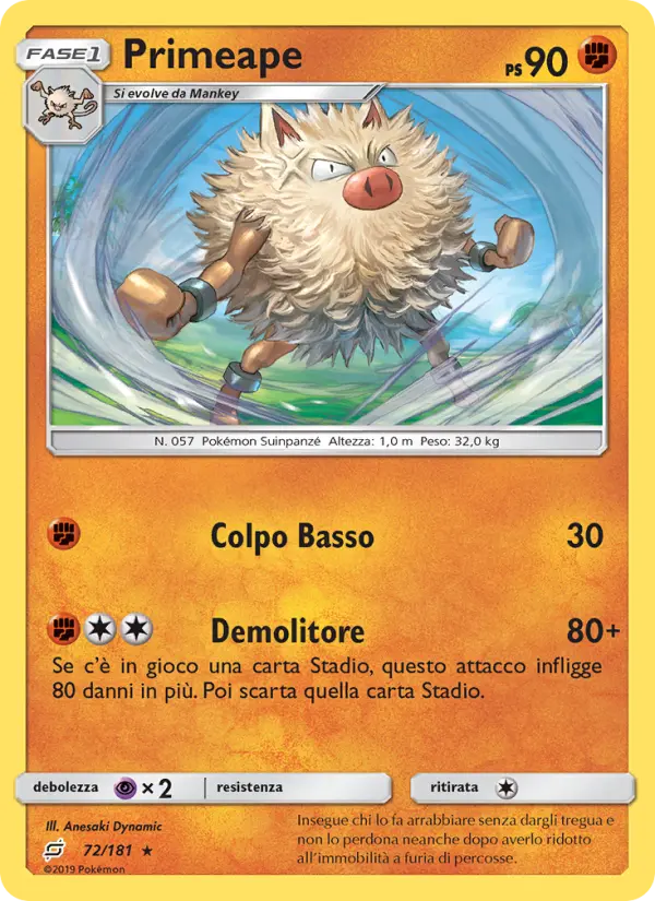 Primeape card image