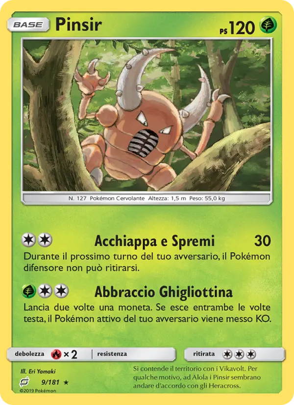 Pinsir card image