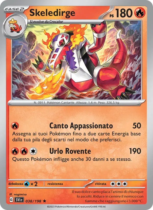 Skeledirge (Italian)