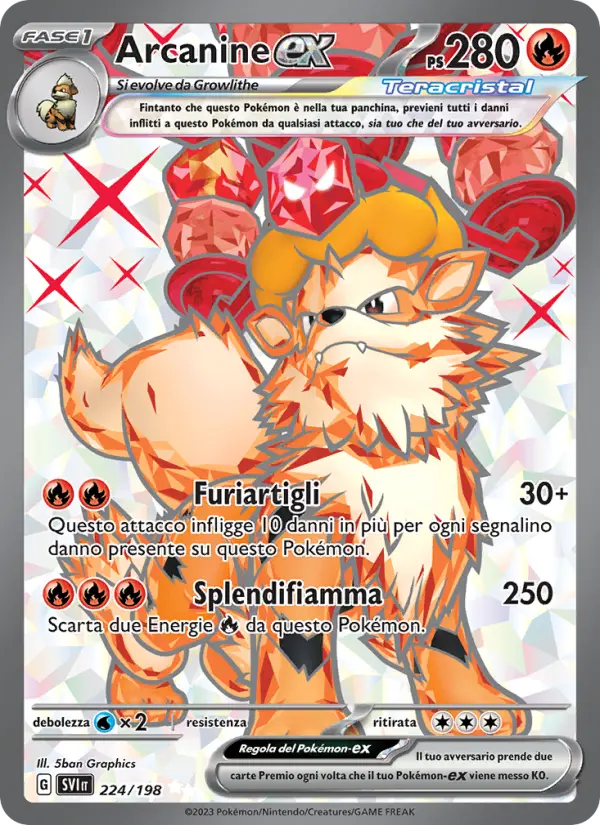 Arcanine-ex card image