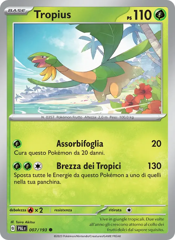 Tropius card image