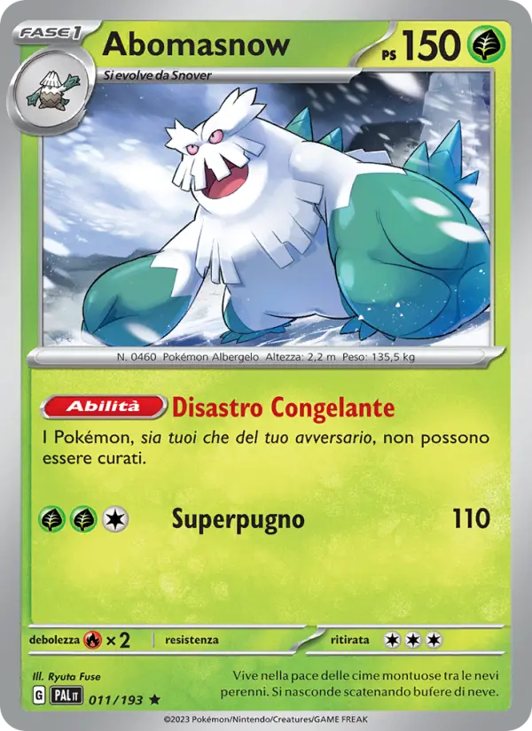 Abomasnow card image