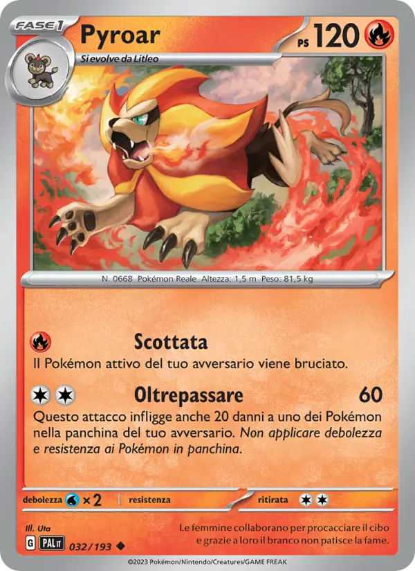 Pyroar card image