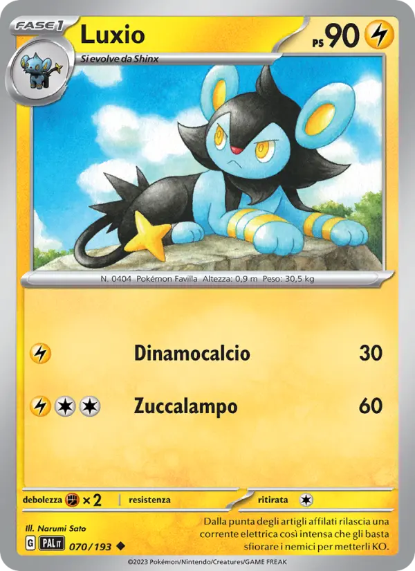 Luxio card image