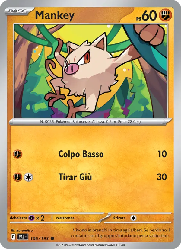 Mankey card image