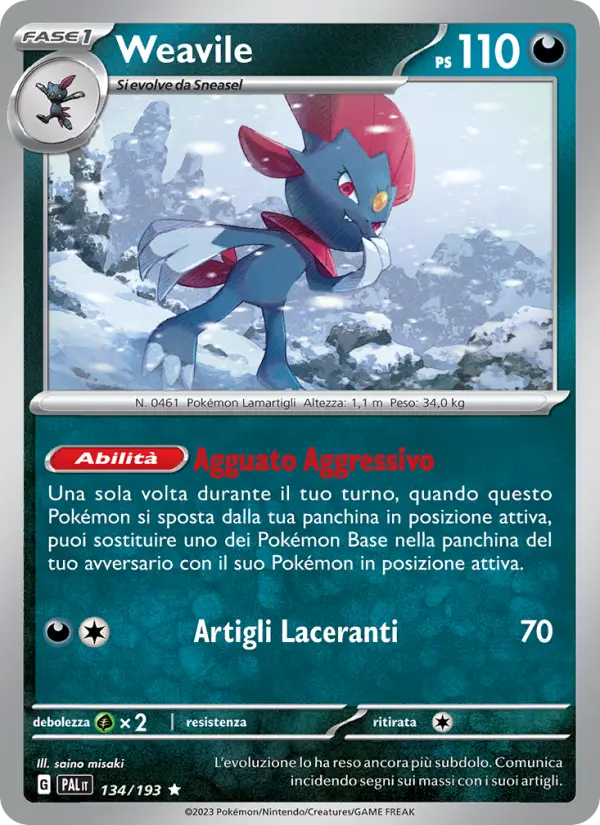 Weavile card image