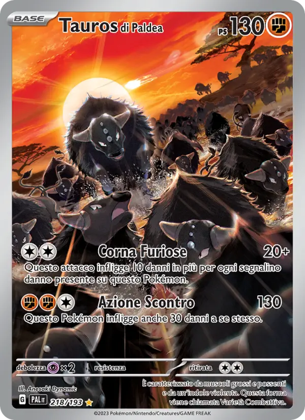 Tauros di Paldea card image