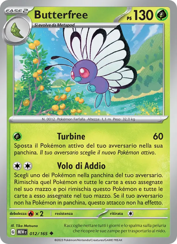 Butterfree card image