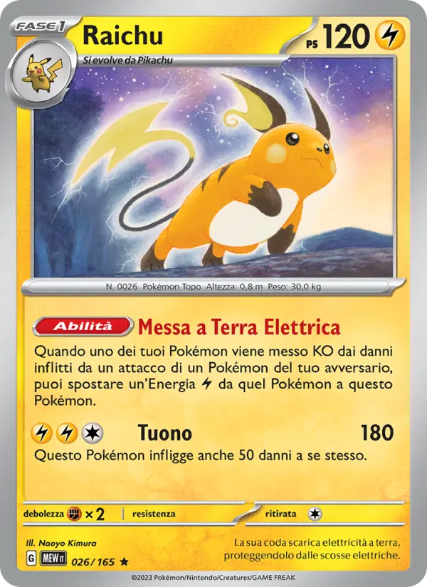 Raichu card image