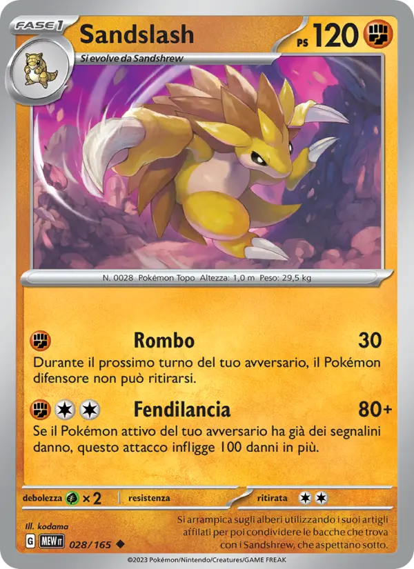 Sandslash card image