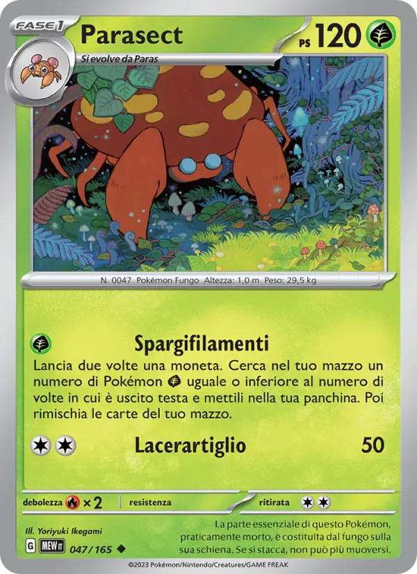 Parasect card image