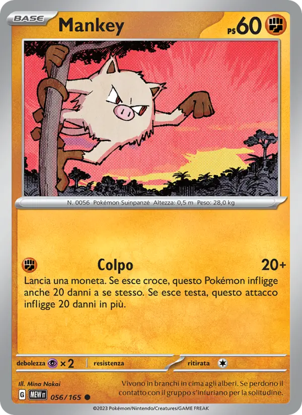 Mankey card image