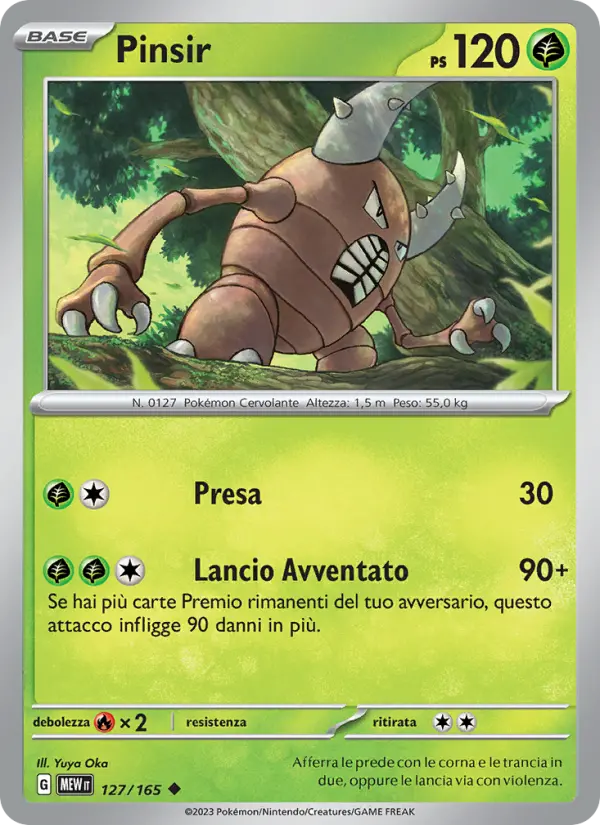 Pinsir card image