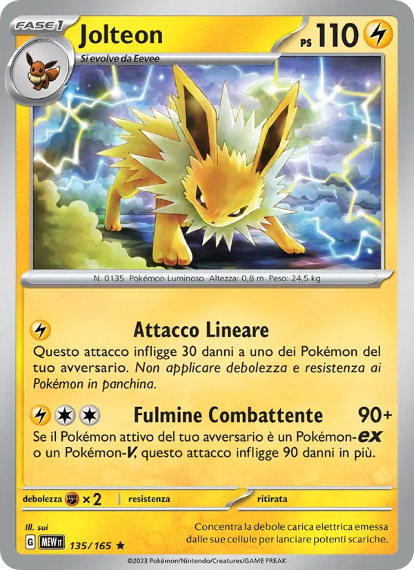 Jolteon card image
