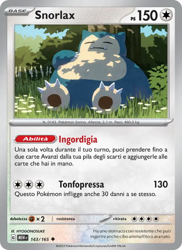 Snorlax card image