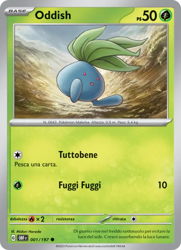 Oddish card image