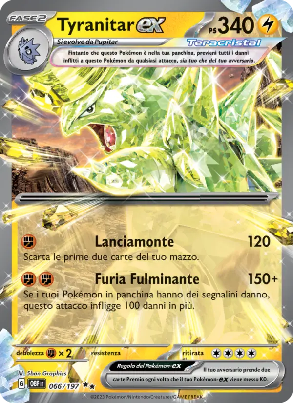 Tyranitar-ex card image