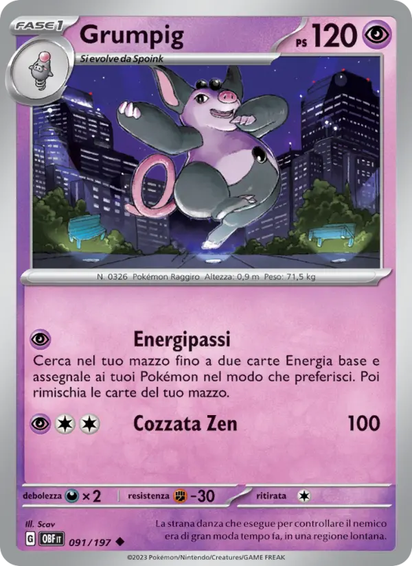 Grumpig card image