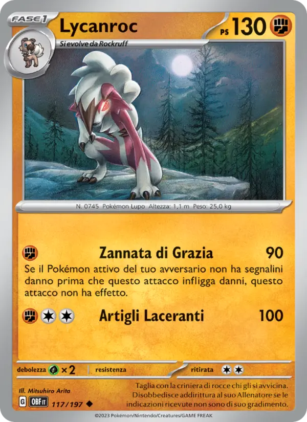 Lycanroc card image