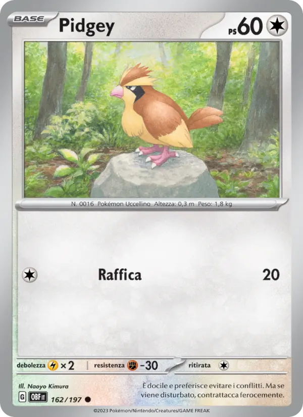 Pidgey card image