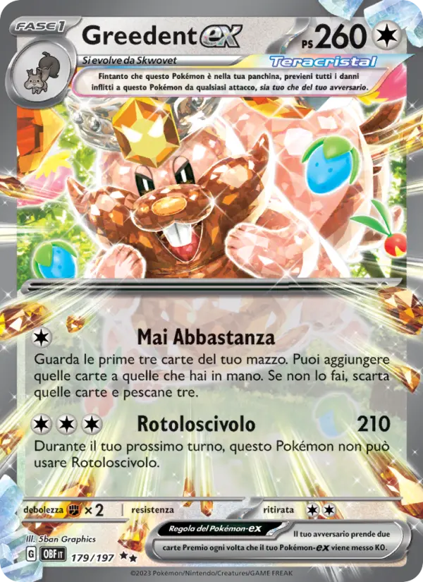 Greedent-ex card image