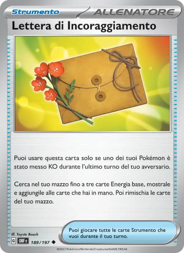 Lettera di Incoraggiamento card image
