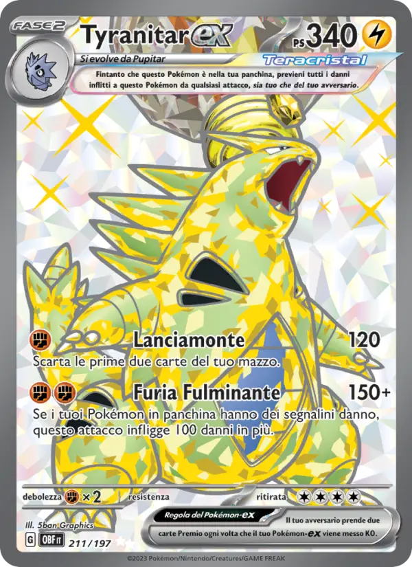 Tyranitar-ex card image
