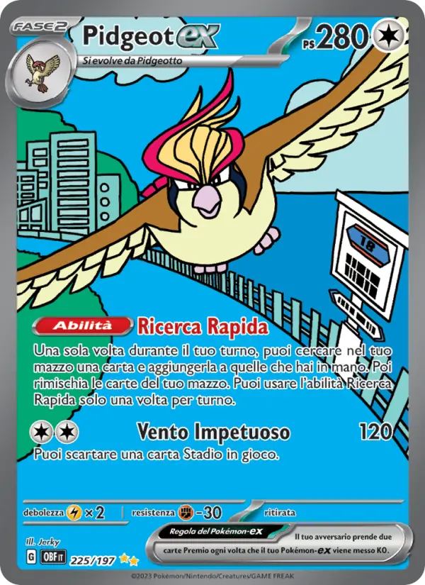 Pidgeot-ex card image