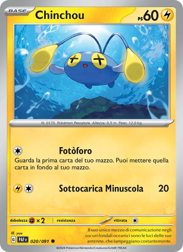 Chinchou card image